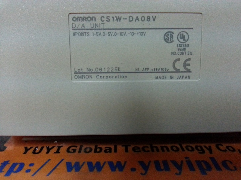 OMRON CS1W-DA08V D/A UNIT MODULE - 裕益科技自動化設備可程式編碼器